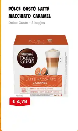 De prijshamer Dolce gusto latte macchiato caramel aanbieding