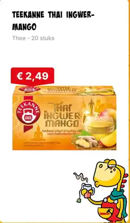 De prijshamer Teekanne thai ingwer mango aanbieding