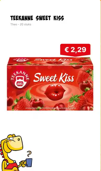 De prijshamer Teekanne sweet kiss aanbieding
