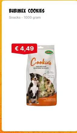 De prijshamer Bubimex cookies aanbieding