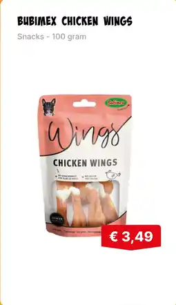 De prijshamer Bubimex chicken wings aanbieding