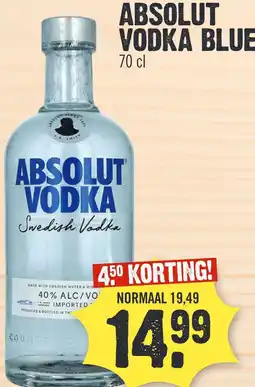 Super Dirck 3 ABSOLUT VODKA BLUE aanbieding
