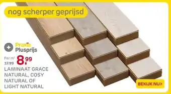 Praxis Laminaat grace natural, cosy natural of light natural aanbieding