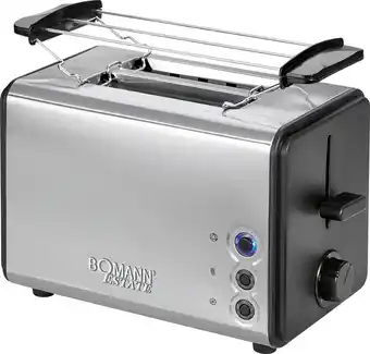 Bol.com Bomann TA 1371 CB - Broodrooster - RVS aanbieding