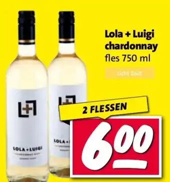 Nettorama Lola + Luigi chardonnay aanbieding
