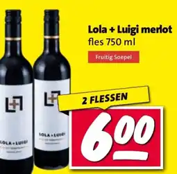 Nettorama Lola + Luigi merlot aanbieding