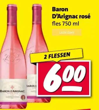 Nettorama Baron D'Arignac rosé aanbieding