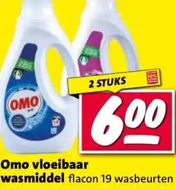 Nettorama Omo vloeibaar wasmiddel aanbieding