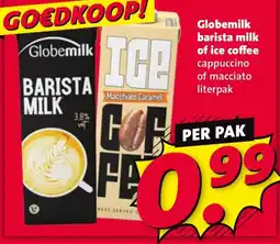 Nettorama Globemilk barista milk of ice coffee aanbieding