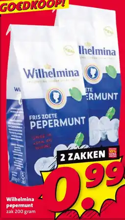 Nettorama Wilhelmina pepermunt aanbieding
