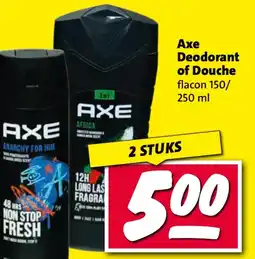 Nettorama Axe Deodorant of Douche aanbieding