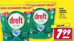 Nettorama Dreft vaatwas tabletten aanbieding