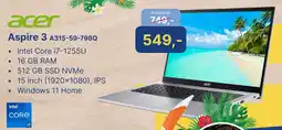 Levix Computershop acer Aspire 3 A315-59-798 aanbieding