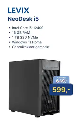 Levix Computershop LEV!X NeoDesk i5 aanbieding