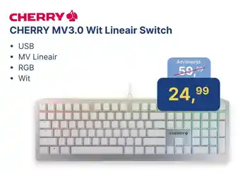 Levix Computershop CHERRY CHERRY MV3.0 Wit Lineair Switch aanbieding