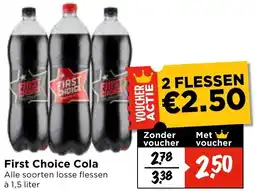 Vomar Voordeelmarkt First Choice Cola aanbieding