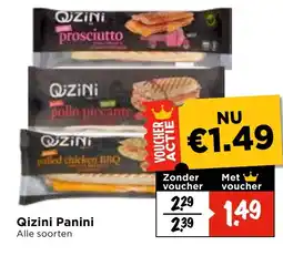 Vomar Voordeelmarkt QZINI prosciutto aanbieding
