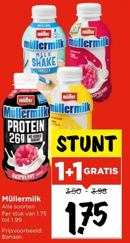 Vomar Voordeelmarkt Müllermilk aanbieding