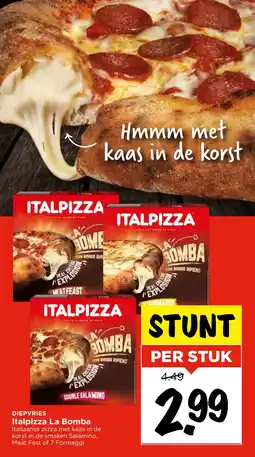 Vomar Voordeelmarkt Italpizza La Bomba aanbieding