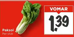 Vomar Voordeelmarkt Paksoi aanbieding