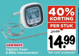 Vomar Voordeelmarkt LEIFHEIT Digitale Oven & BBQ thermometer aanbieding