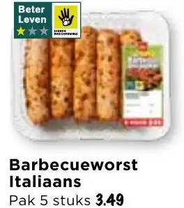 Vomar Voordeelmarkt Barbecueworst Italiaans aanbieding