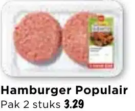 Vomar Voordeelmarkt Hamburger Populair aanbieding