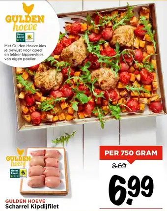 Vomar Voordeelmarkt GULDEN HOEVE Scharrel Kipdijfilet aanbieding