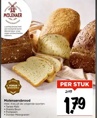 Vomar Voordeelmarkt Molenaersbrood aanbieding