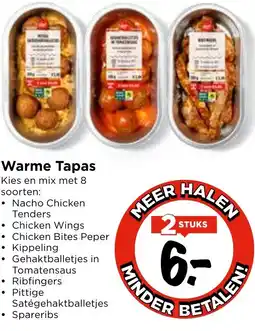 Vomar Voordeelmarkt Warme Tapas aanbieding