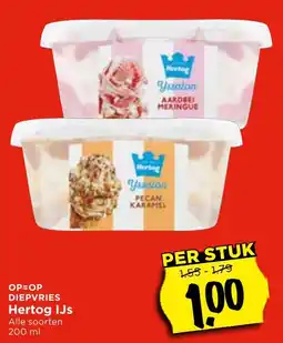 Vomar Voordeelmarkt Hertog IJs aanbieding