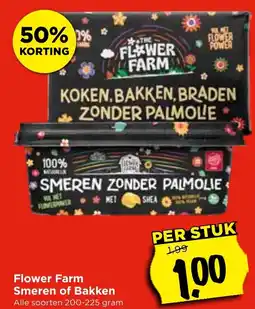 Vomar Voordeelmarkt Flower Farm Smeren of Bakken aanbieding