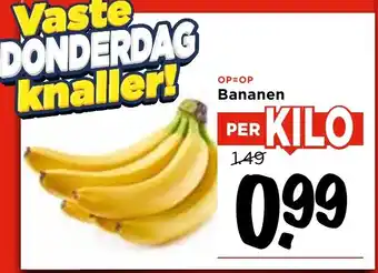 Vomar Voordeelmarkt Bananen aanbieding