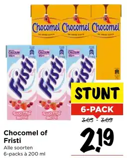 Vomar Voordeelmarkt Chocomel of Fristi aanbieding
