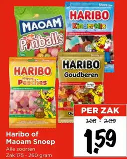 Vomar Voordeelmarkt Haribo of Maoam Snoep aanbieding
