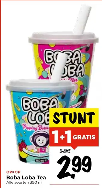 Vomar Voordeelmarkt Boba Loba Tea aanbieding
