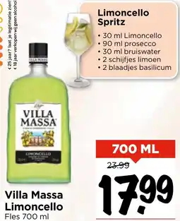 Vomar Voordeelmarkt Villa Massa Limoncello aanbieding
