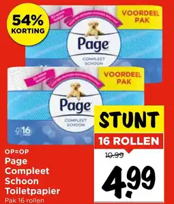 Vomar Voordeelmarkt Page Compleet Schoon Toiletpapier aanbieding