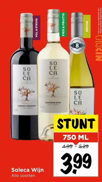 Vomar Voordeelmarkt Soleca Wijn aanbieding