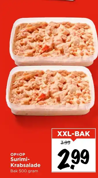 Vomar Voordeelmarkt Surimi Krabsalade aanbieding