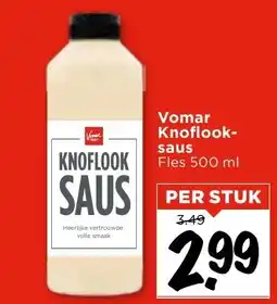 Vomar Voordeelmarkt Vomar Knoflook saus aanbieding
