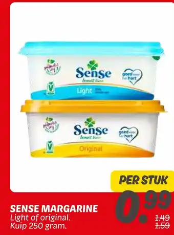 Dekamarkt Sense margarine aanbieding