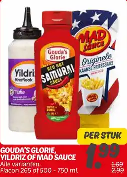 Dekamarkt Gouda's glorie, yildriz of mad sauce aanbieding