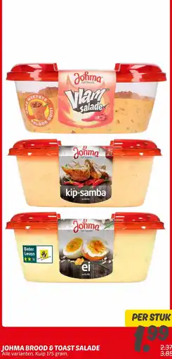 Dekamarkt Johma brood & toast salade aanbieding