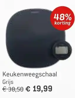 Dekamarkt Keukenweegschaal Grijs aanbieding