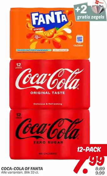 Dekamarkt Coca cola of fanta aanbieding