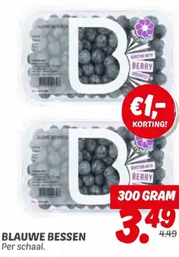 Dekamarkt Blauwe bessen aanbieding