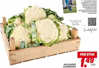Dekamarkt Hollandse bloemkool aanbieding