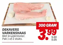 Dekamarkt Dekavers Varkenshaas aanbieding