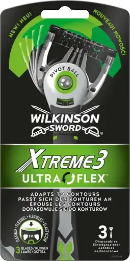 Bol.com Wilkinson Men Scheermes Xtreme 3 Ultra Flex 3 stuks aanbieding